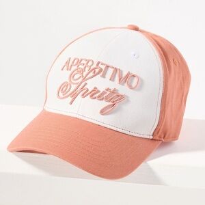 New Coney Island Picnic Script Baseball Cap from Anthropologie, Aperitivo Spritz